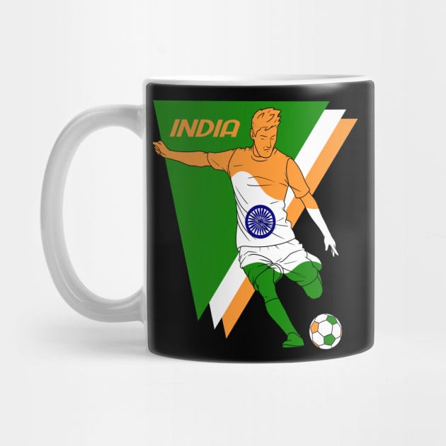 India Futbol Football Soccer Player by Noseking